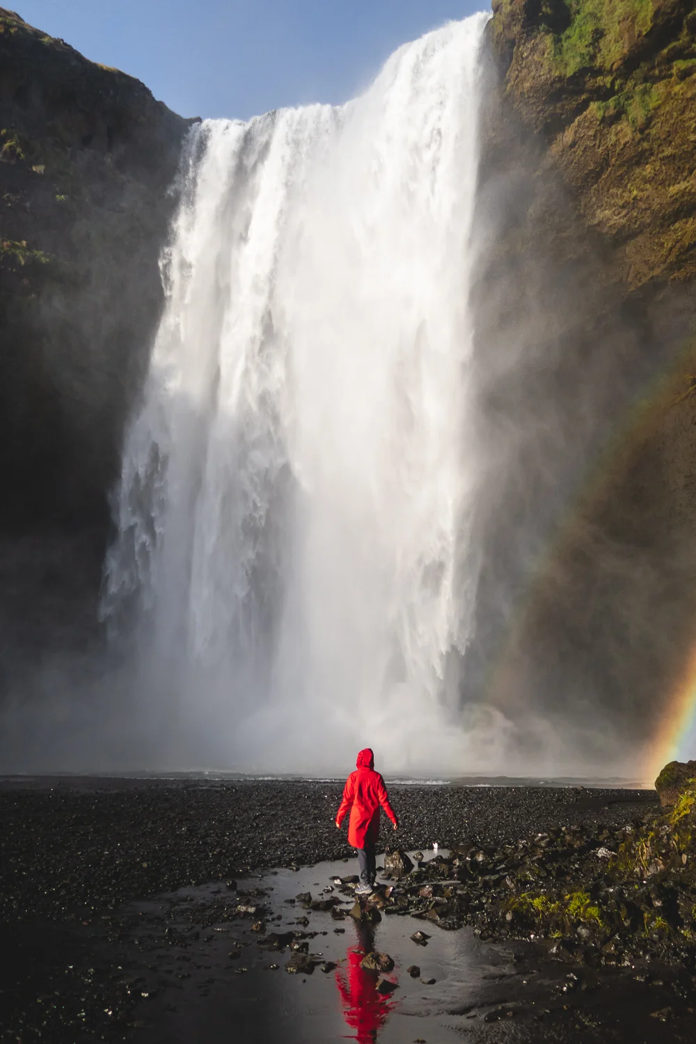 Cascada de Skogafoss en el sur de Islandia